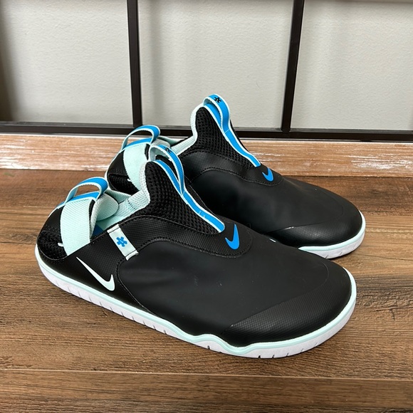 Nike Shoes - Nike Air Zoom Pulse Unisex Slip on Sneaker Nursing Shoes Medical Black Teal